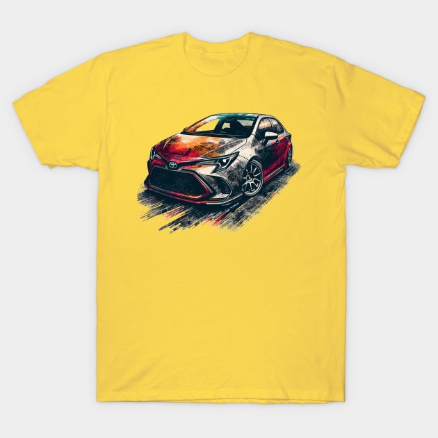 Toyota Corolla T-Shirt by Vehicles-Art